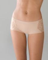 Soma Embraceable Signature Lace Boyshort, Warm Amber