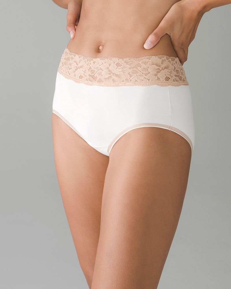 Embraceable Super Soft Signature Lace High-Leg Brief Panty