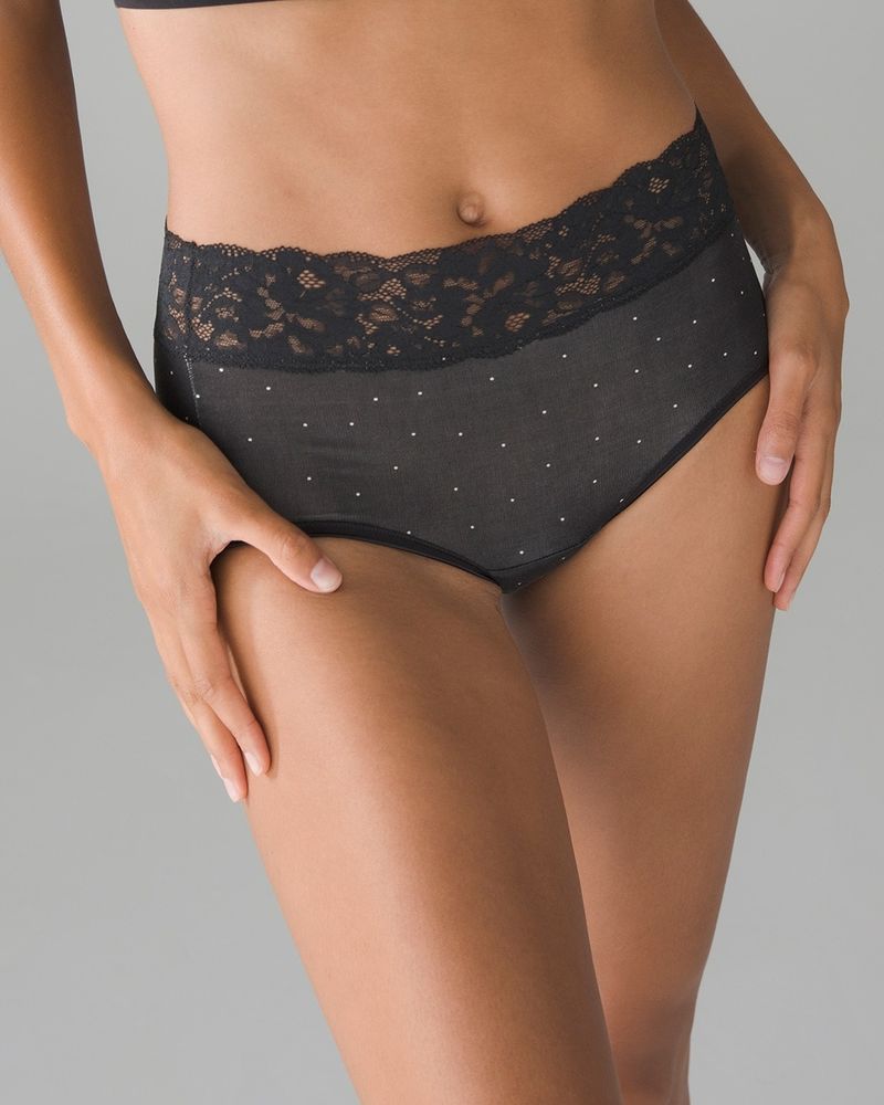 Soma Embraceable Super Soft Signature Lace High-leg Brief In