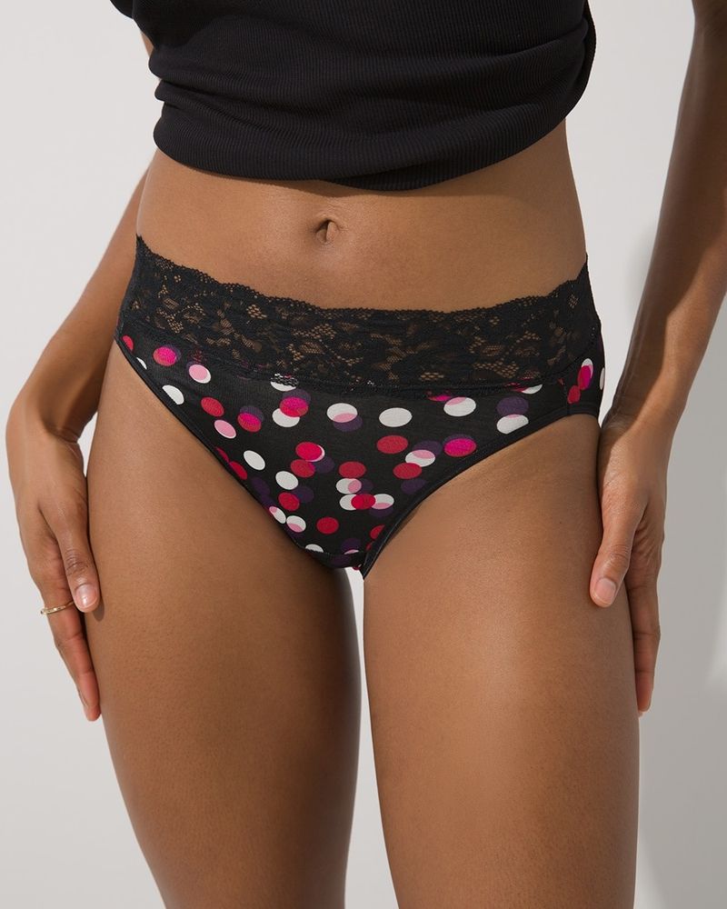 Soma Women's Embraceable Super Soft Lace High-leg Underwear In