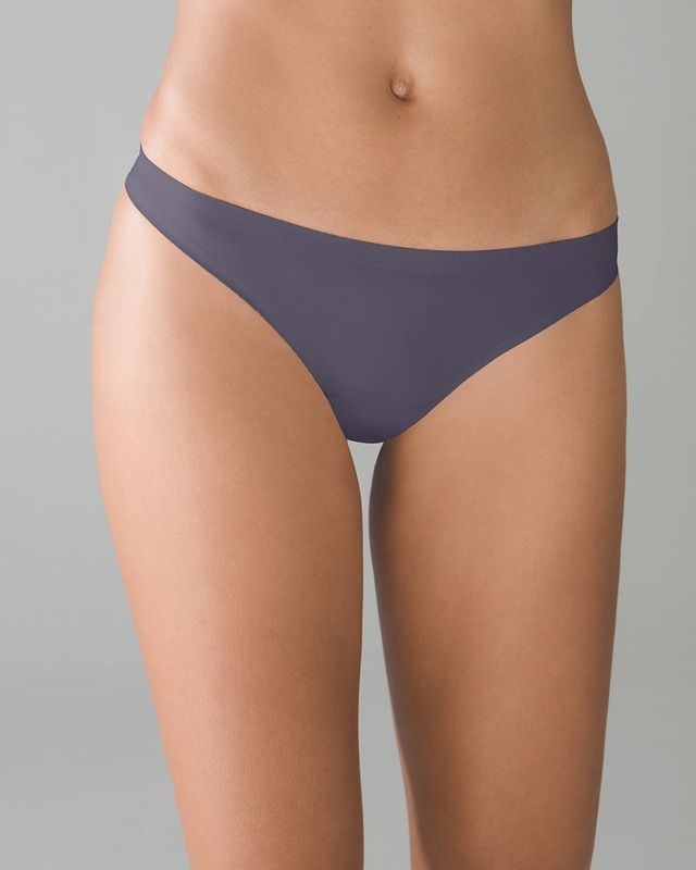 Soma Enbliss Soft Stretch Thong, Blue