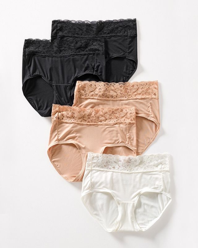 Natori Bliss French-Cut Brief Panty 6-Pack