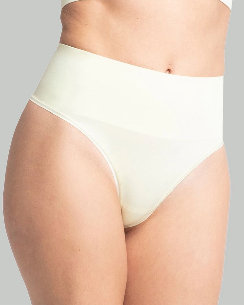 Yummie Ultralight Seamless Smoothing Thong, TENDER YELLOW, Size S