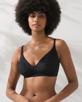 Soma Embraceable Reversible Lounge Bralette, Black, Size XL