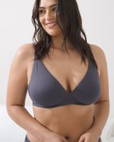 Soma Sunday Bralette, Gray Ink, Size XL