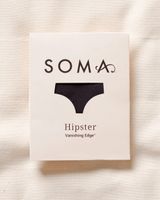 Soma Vanishing Edge Microfiber Hipster Single Pack, Black