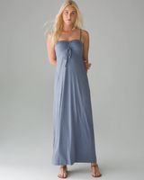 Soma Strapless Ultimate Support Maxi Bra Dress, Stone, Size M