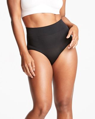 Yummie Livi Comfort Curve Smoothing Brief, Black, Size L/XL, from Soma