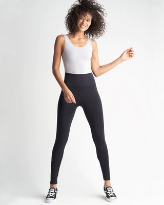 Yummie Seamless Shaping Leggings, Black, Size M/L, from Soma