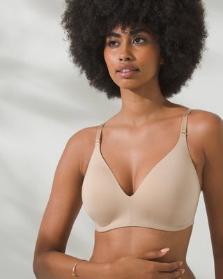 Soma Vanishing 360 Perfect Coverage Wireless Bra, Warm Amber