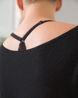 Soma SomaWKND™ Eco Yarn Bateau-Neck Sweater, Black