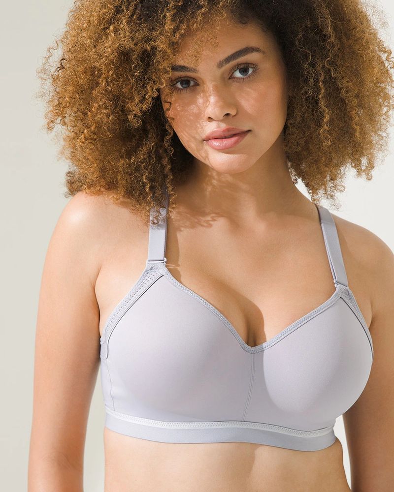 Wacoal Sport Foam Contour Bra, Lilac Gray, Size 36D, from Soma