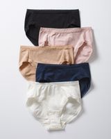 Soma Cotton Modal High-Leg Brief 5 Pack, ESSENTIALS MULTI PACK