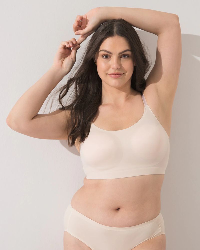Soma Enbliss Luxe Adjustable Bralette, Pale Sand, Size S