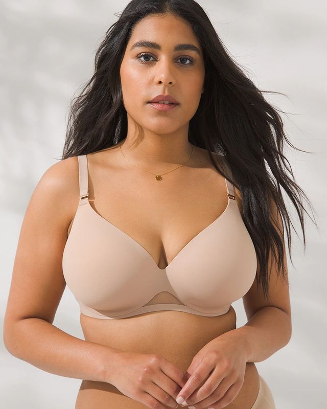 Soma Lightest Lift Smooth Perfect Coverage Bra, Nude