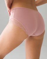 Soma Embraceable Enchanting Lace Boyshort, WHISPER BLUSH, Size M