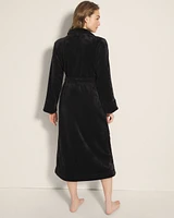 Plush Long-Sleeve Long Robe