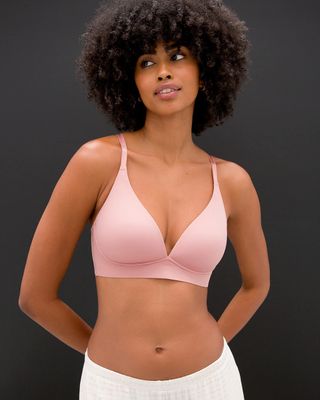 Soma Enbliss Luxe Plunge Bralette, Pink