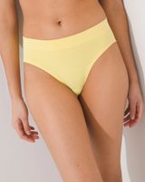 Soma Seamless Aloe Ribbed Hipster, Yellow, size S