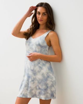 Soma Cool Nights Chemise, In The Clouds Blue, size by Soma