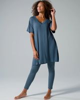 Soma Cool Nights + Days Loungewear Set, T-Shirt & Leggings, Orion Blue, size XS