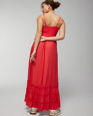 Woven Convertible Maxi Dress