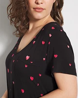 Cool Nights Short Sleeve Long Sleepshirt