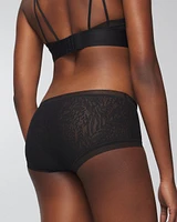 Soma Boyshort Panty with Stretch Lace