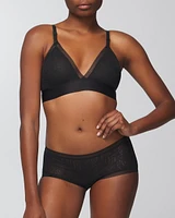 Soma Boyshort Panty with Stretch Lace