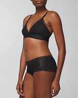 Soma Boyshort Panty with Stretch Lace