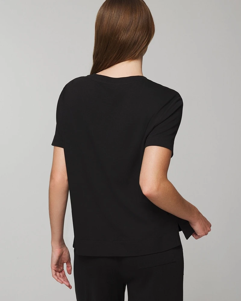 Most Loved Cotton Short-Sleeve Pocket Tee