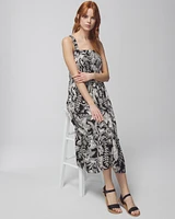 Rayon Challis Midi Bra Dress