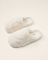 Faux Fur Mule Slide Slipper