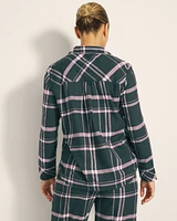 Flannel Super Soft Long-Sleeve Notch Collar