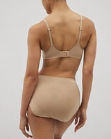 Vanishing Edge Microfiber Modern Brief Panty with Lace