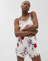 Cool Nights Lace-Trim Pajama Shorts