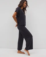 Sweater Wide-Leg Crop Pant