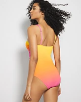 Bleu Rod Beat The Heat Shirred One-Piece