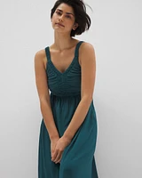 Soft Jersey Cabana Midi Bra Dress