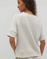 Cotton Terry Dolman Top