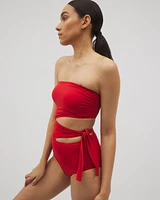 Soma Swim Bandeau Cutout One Piece