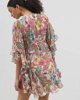 Bleu Rod Beattie All Set For Summer Chiffon Ruffle Caftan