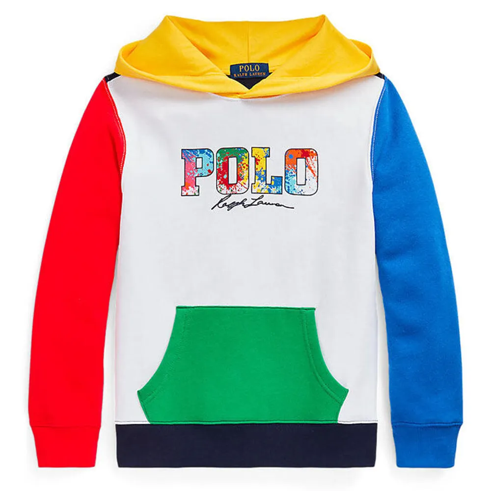 Ralph Lauren Childrenswear + Junior Boys' [8-20] Colourblocked Logo Fleece  Hoodie | Yorkdale Mall