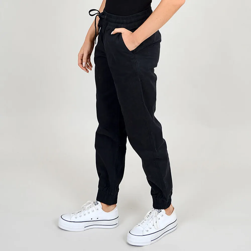  Uillui Women Joggers Tapered Ankle Pants Elastic High Waist  Workout Sweatpants Soft Yoga Pants Lounge Trouser with Pockets Black :  Clothing, Shoes & Jewelry