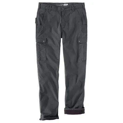 Men's Rugged Flex® Relaxed Fit Ripstop Cargo Fleece-Lined Work Pant