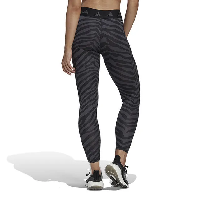 Women's Hyperglam Techfit High Waist 7/8 Zebra Tight, adidas