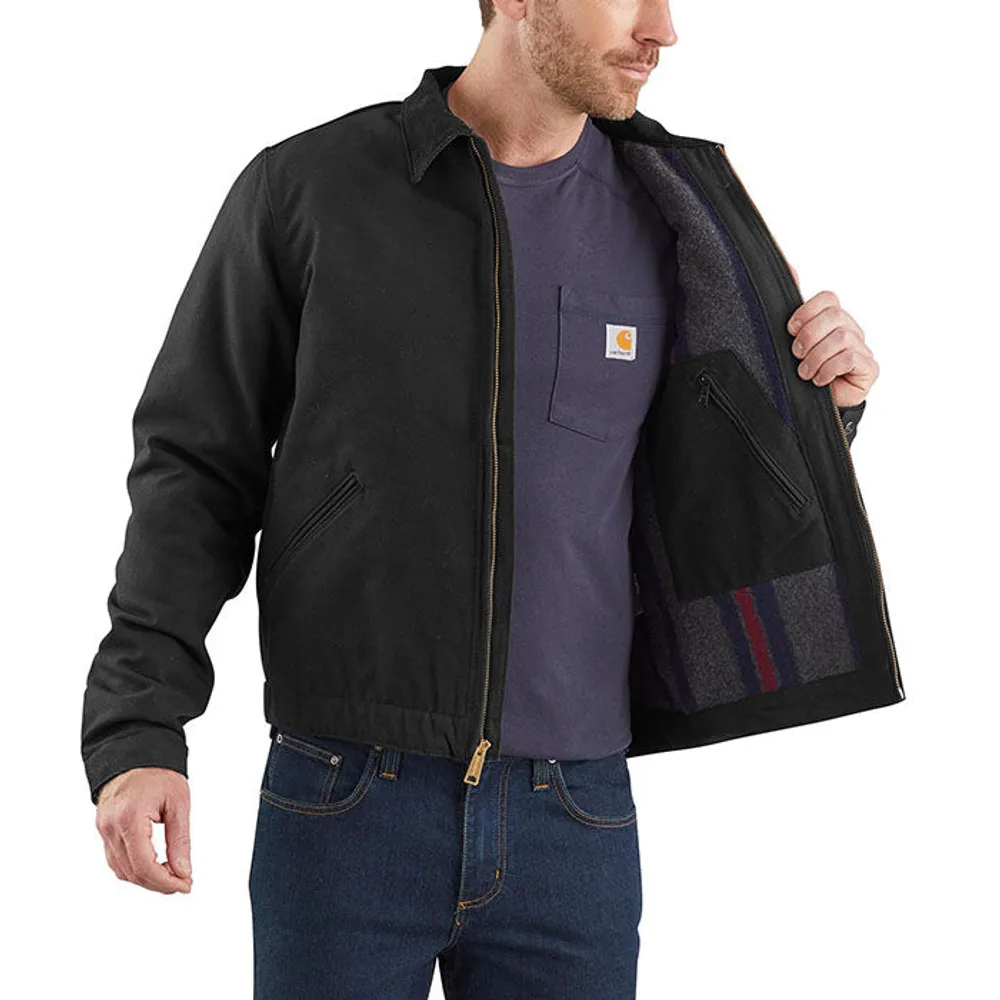 Men's Firm Duck Insulated Flannel-Lined Active Jacket