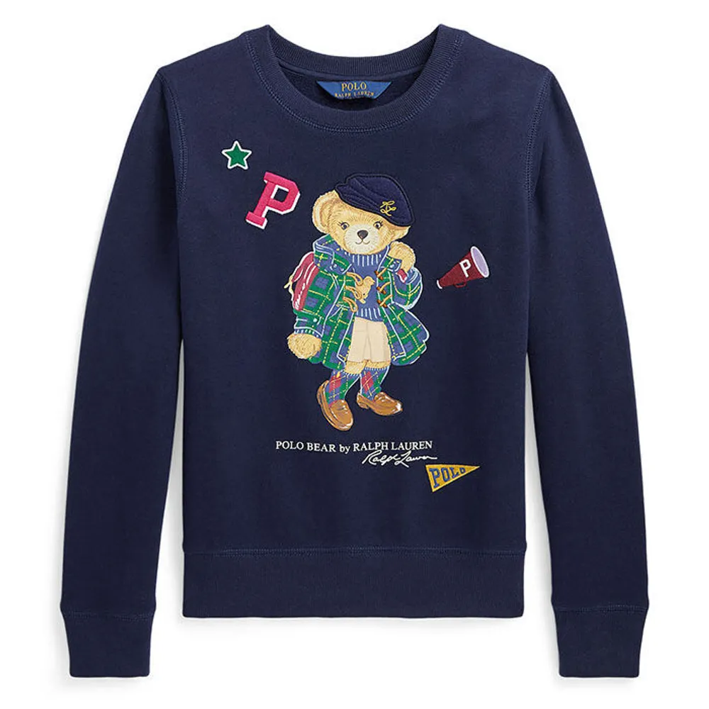 Junior Girls' [7-16] Polo Bear Fleece Sweatshirt