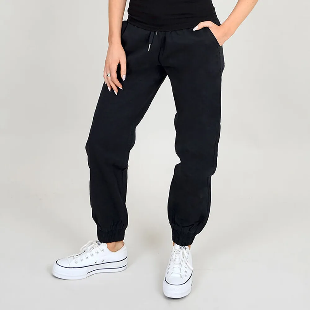 Womens Pants with Large Pockets Jogger Casual Twill