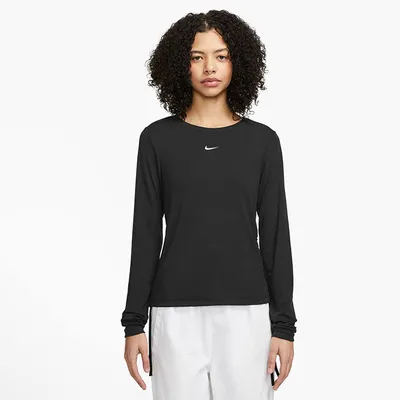 Women's Sportswear Ribbed Long Sleeve Mod Crop Top